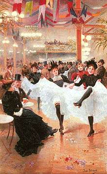 Le café de Paris par Jean Béraud