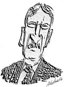 Caricature de John Dewey