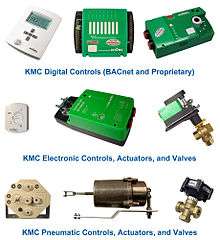 Exemple d'une famille de modules domotiques électroniques et électromécaniques (vannes, vérins) pouvant être commandés par une même unité centralisée