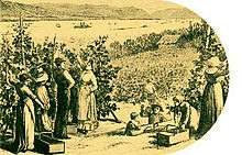 La récolte du raisin sur hautain au Québec à la fin du XIXe siècle