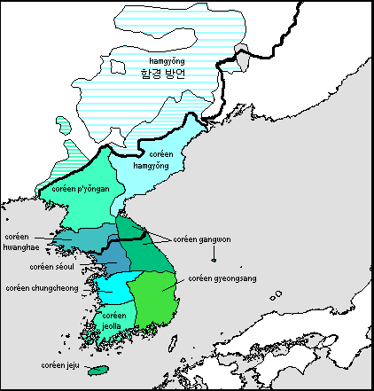 Dialectes coréens.