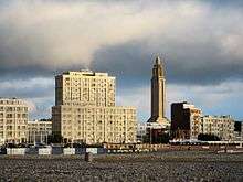 Le front de mer reconstruit du Havre.