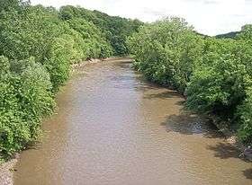 Une rivière et ses 2 berges