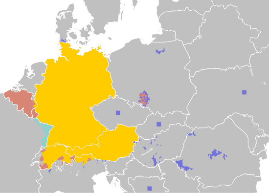 Le statut légal de l'allemand en Europe