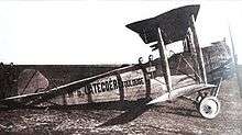 Un avion des lignes aériennes Latécoére, vers 1918