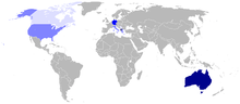 Répartition du macédonien dans le monde