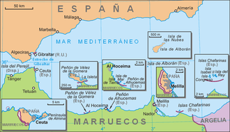 Les différentes plazas de soberanía