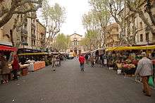 Un marché à Toulon