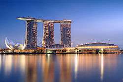 Marina Bay Sands à Singapour.