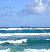 Baie de Kailua Mōkōlea, O'ahu à Hawaï, 2,2 km au large de North Beach.