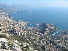 Vue sur Monaco