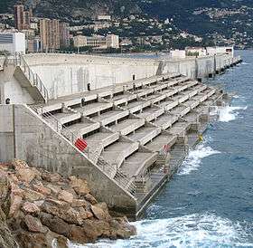 La plage aménagée sur la nouvelle digue