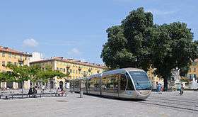 Le tramway de Nice.