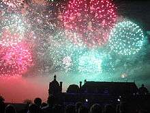 Les Nuits de Feux devant le Château en juin 2008