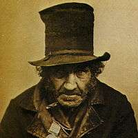 Homme avec chapeau, photographie de 1860.