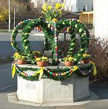 Osterbrunnen à Marktleuthen.