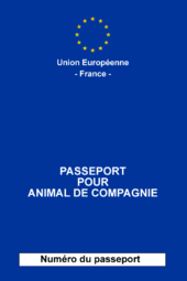 Passeport européen pour animal de 