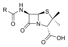 structure de la pénicilline