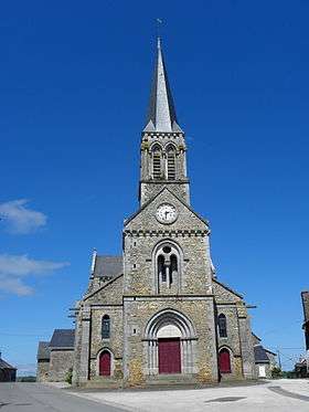 L'église paroissiale Saint-Gervais-et-Saint-Protais.