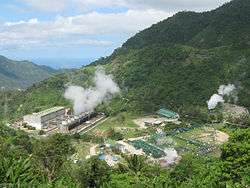 La centrale géothermique de Palinpinon (Philippines), le plus profond puits est de 3 800 m[35].