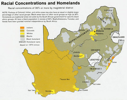 Concentrations raciales en Afs (1979).