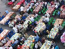 Iftar en Égypte.