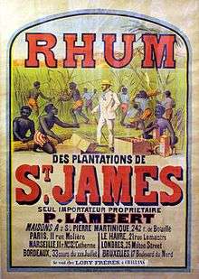 Rhum des plantations Saint-James
