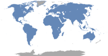 Aire de répartition des rongeurs (sans les populations introduites).