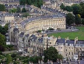 Le Royal Crescent, à Bath