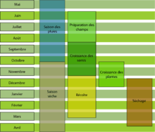 Le calendrier de la culture.