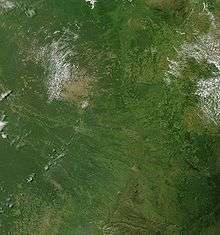 Image satellite du Paraguay.