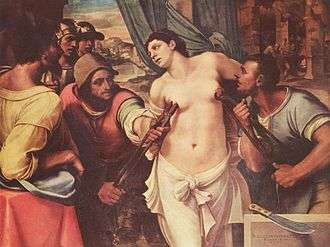 Le Martyre de sainte Agathe par Sebastiano del Piombo