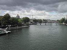 La Seine à Paris.