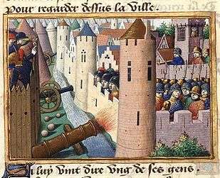 Siège de Rouen par les Anglais en 1419.