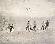 Ski à Rockcliffe Park en 1887