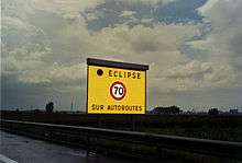 Sur l'autoroute A4 en 1999.