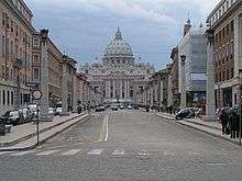 Via della Conciliazione, à Rome.