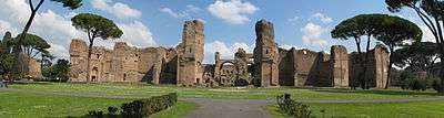 Thermes de Caracalla (Rome, Italie).