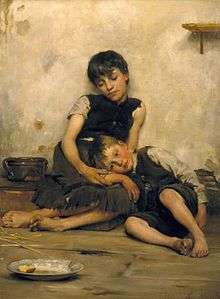 Orphelins par Thomas Kennington.