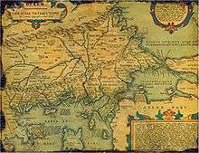 Carte de la Thrace antique indiquant la province d’Europe.