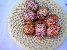 Œufs de Pâques ukrainiens.