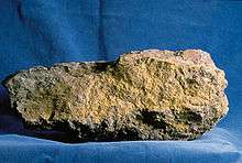 Minerai d'uranium.