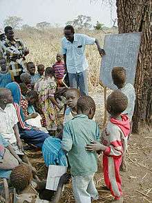 École rurale au Soudan.