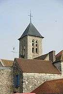 Le clocher de l'église Saint-Nicolas