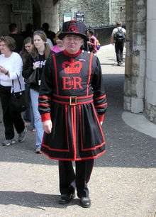 Un yeoman à la Tour de Londres.