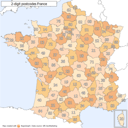 Code postal en France是什么意思 《法语助手