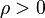  \rho > 0\,\!