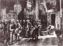 1786年的德国贵族于宫廷