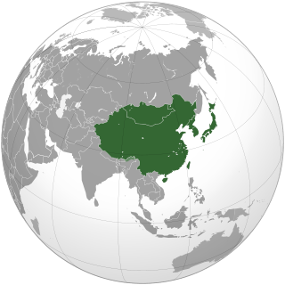东亚区域轮廓图图片
