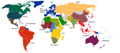全球几大自由贸易区